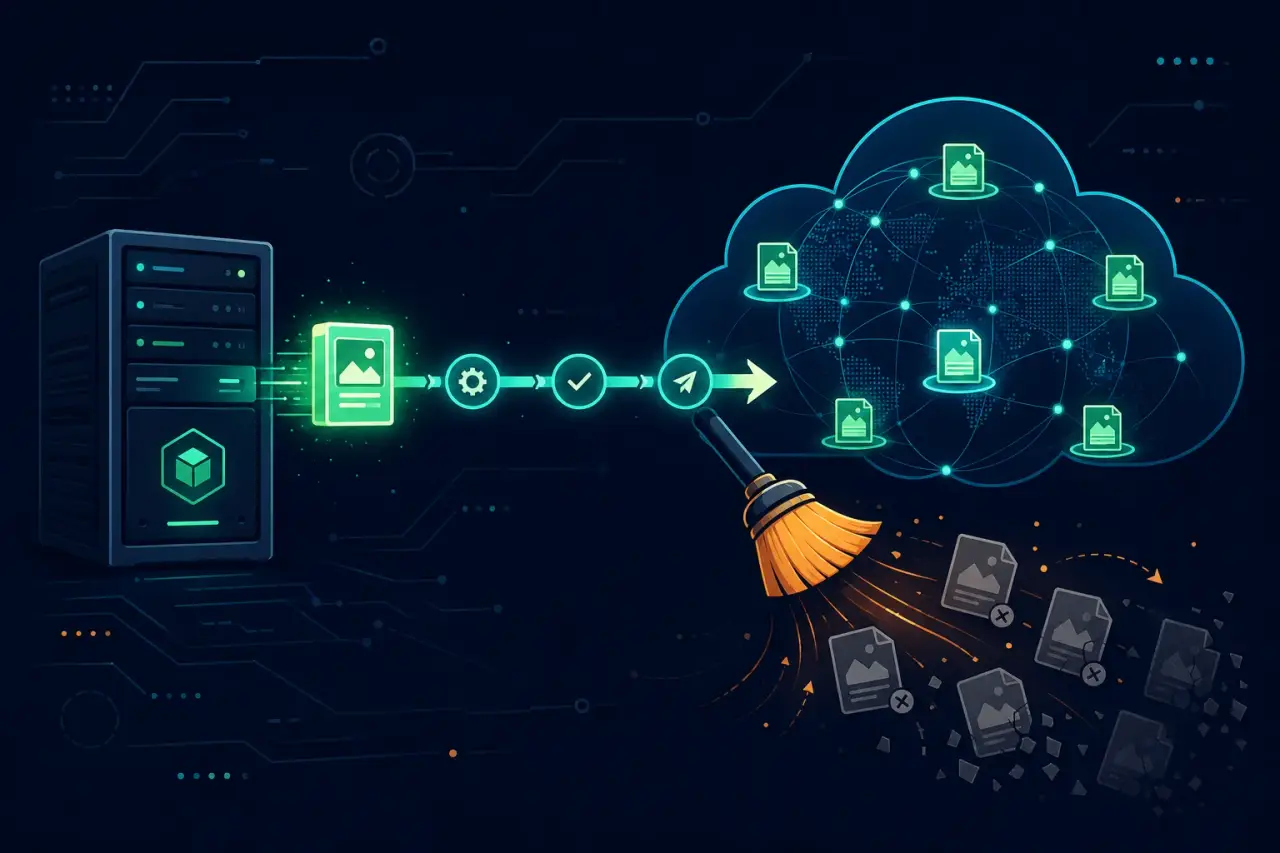 Netlify deploy triggering an automatic Cloudflare edge cache purge